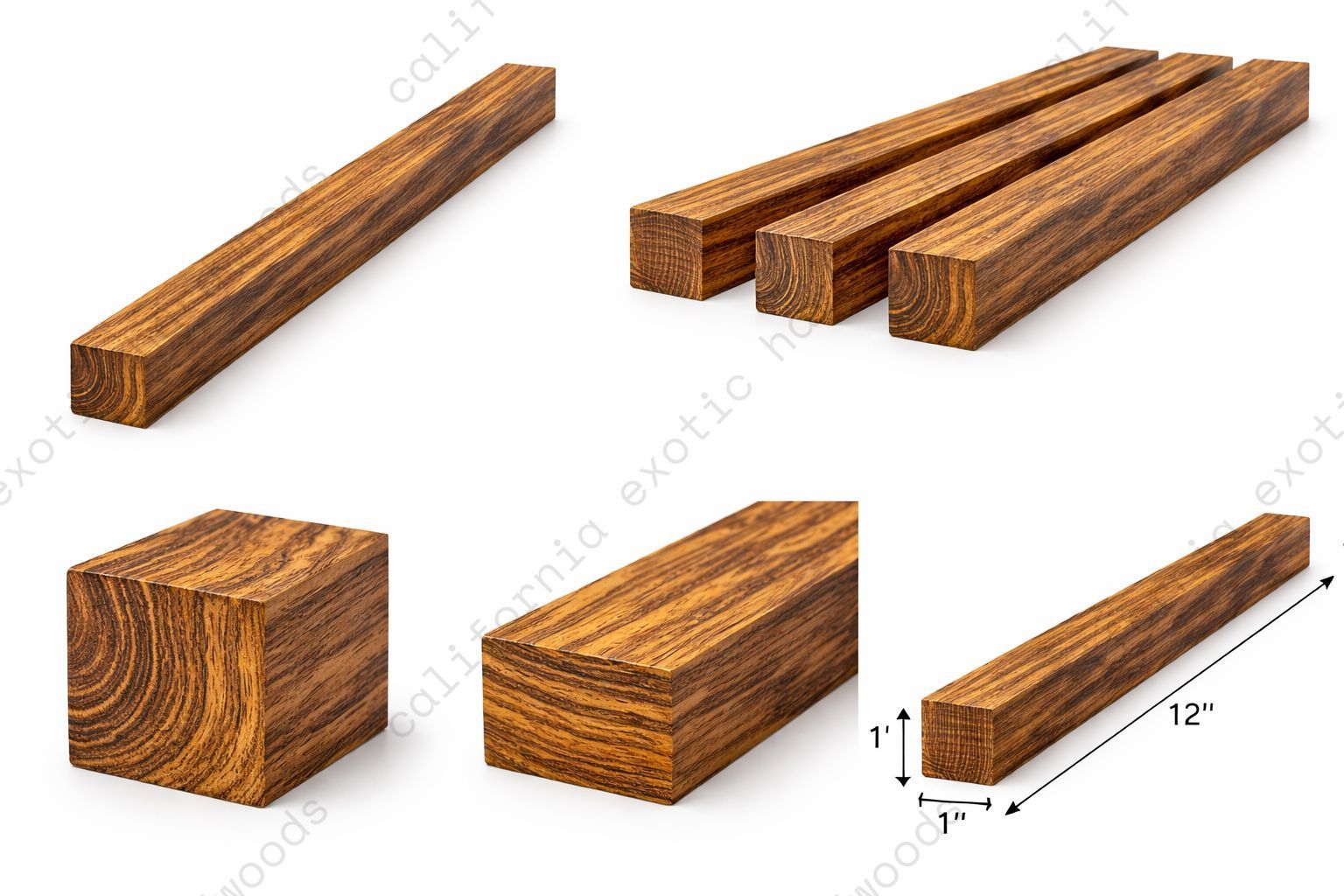 Bocote Wood Turning Stock