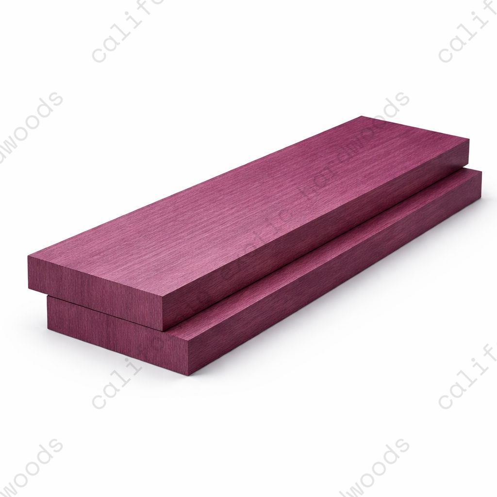 Purpleheart Wood Board – 3/4" x 4" x 18" | 2 Pack