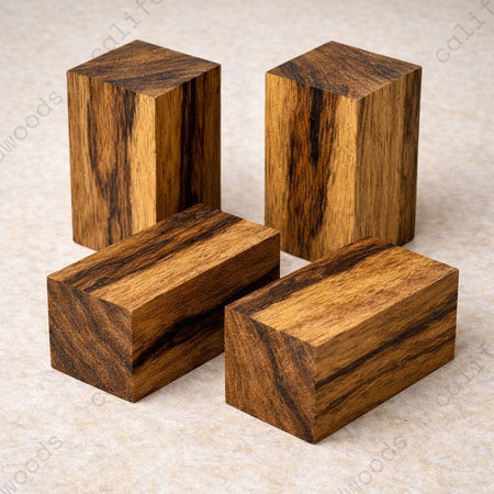 Black Limba Wood Turning Blank – Exotic Wood for Fine Crafting