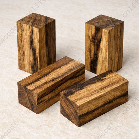 Black Limba Wood Turning Blank – Exotic Wood for Fine Crafting