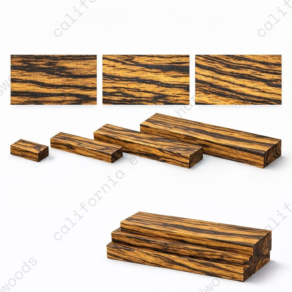Bocote Guitar Bridge Blanks