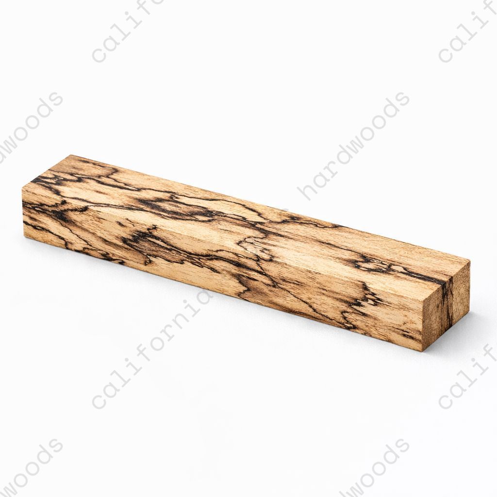 Spalted Tamarind Guitar Bridge Blanks – Unique Exotic Tonewood for Custom Builds