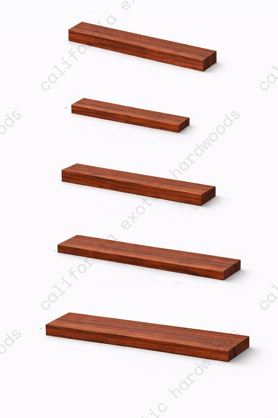 Granadillo Guitar Bridge Blanks – Dense Tonewood for Clear and Balanced Performance