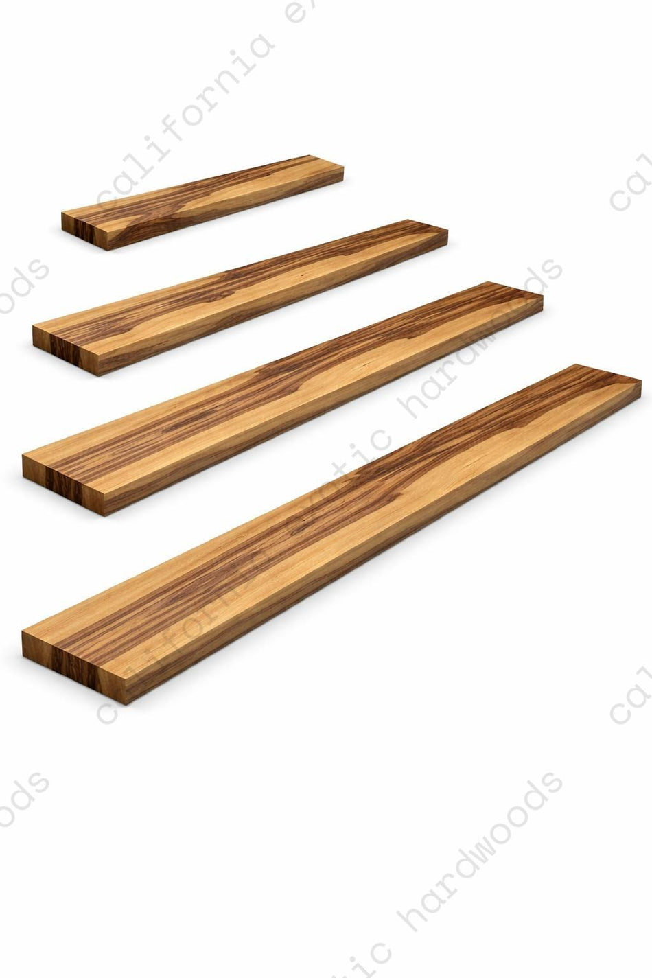 Black Limba Lumber Board – 3/4" x 2" (4 Pcs) | Exotic Hardwood for Fine Woodworking