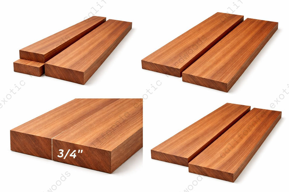 Sapele Lumber Board – 3/4" x 6" (2 Pcs)