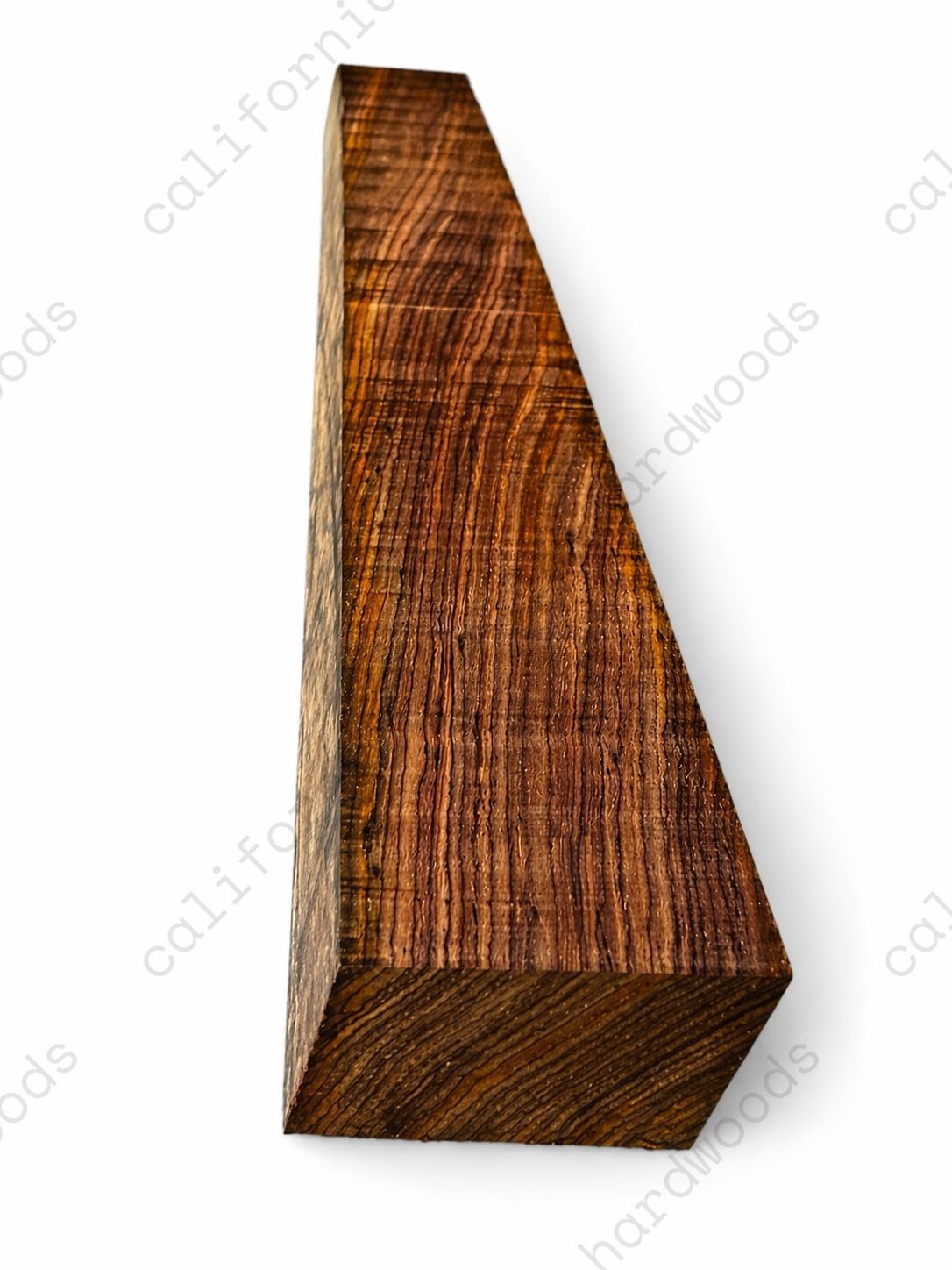 Cocobolo Wood Blank – 1" x 1" x 12" | Exhibition Grade for Fine Turning Projects