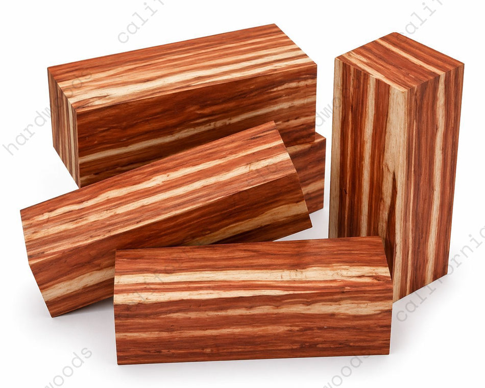 Marble Figured Padauk Wood Blanks – Exhibition Grade, Rare Pieces