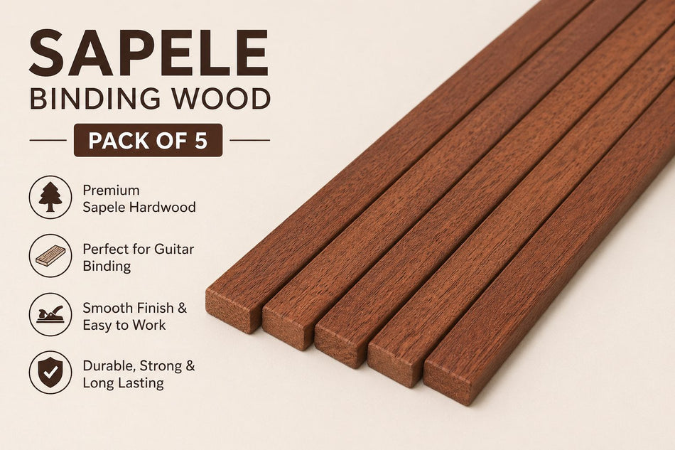 Pack of 5, Sapele Binding Wood