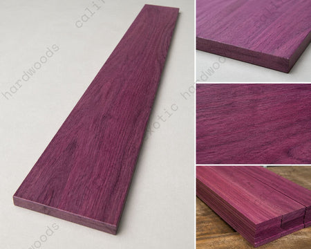 African Purpleheart Wood Lumber Boards