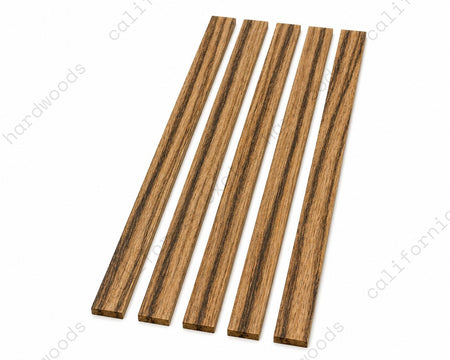 Black Limba Binding Wood Strips, Pack of 5, for Guitar Binding and Fine Woodworking