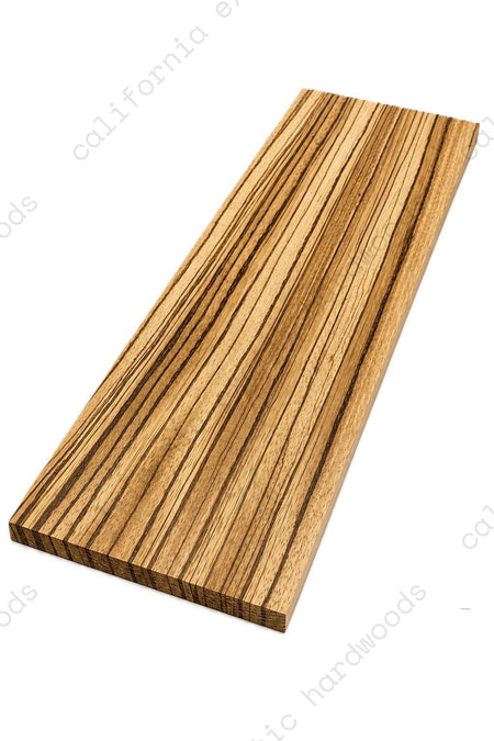 Zebrawood Lumber Board – 7/16" Thick (1 Pc) Exotic Hardwood