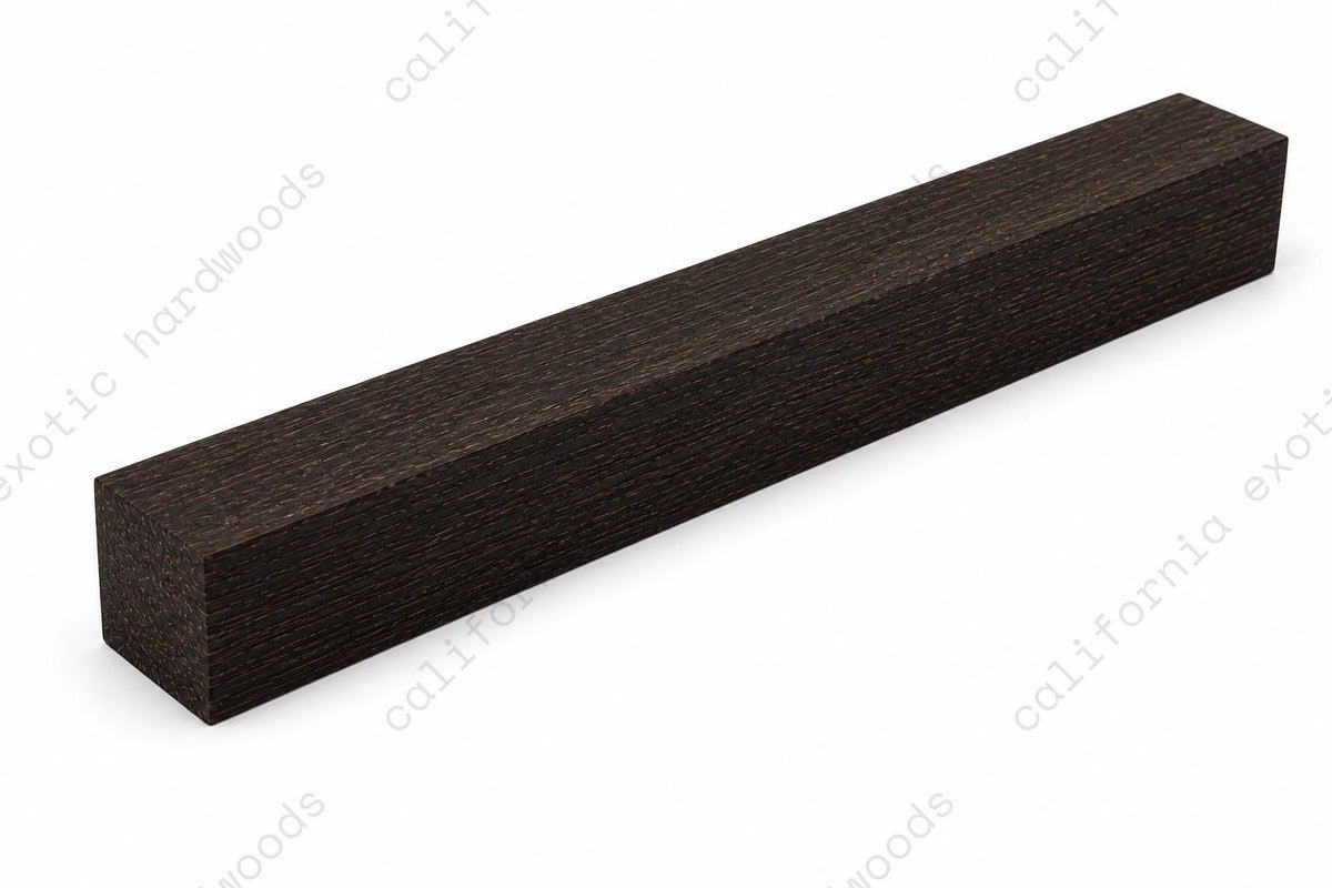 Wenge Wood Blank – 2" x 2" x 18" Hardwood Lumber for Crafts & Turning