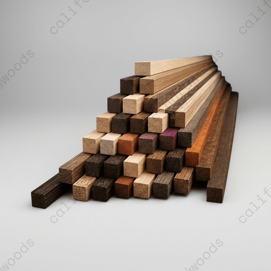 Wooden Accent Strips for Cutting Boards – Exotic & Domestic Hardwood Collection