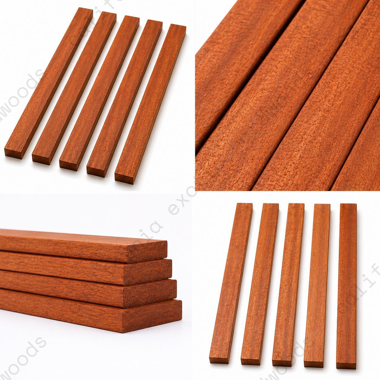 Big Leaf Mahogany Binding Wood Strips