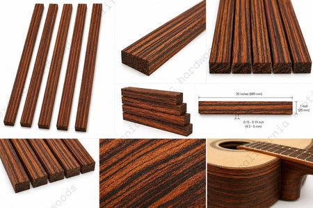 Granadillo Binding Wood Strips