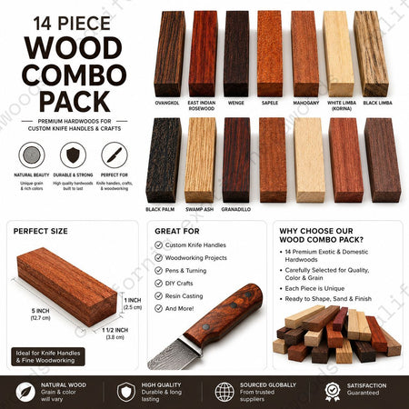 Knife Blanks Combo Pack