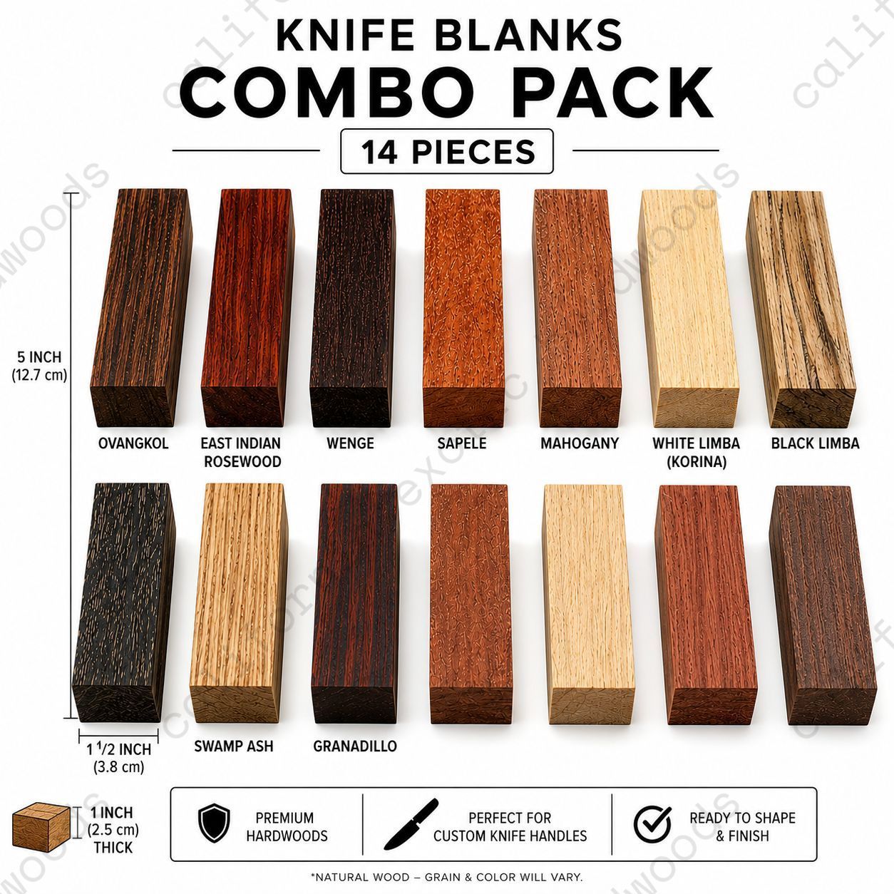 Knife Blanks Combo Pack