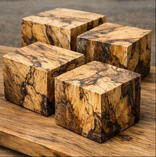 Spalted Tamarind Wood Bowl Blank