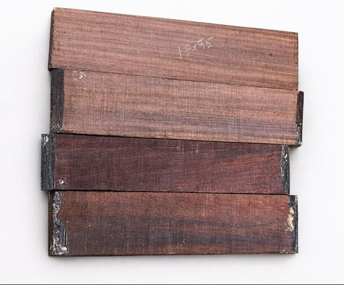 East Indian Rosewood Knife Scale Blank – 6 x 1-1/2 x 1 Inch (Dalbergia latifolia)