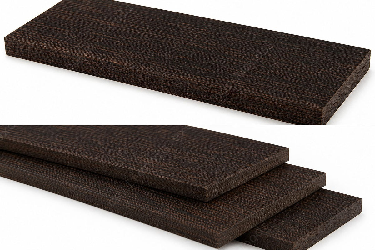 Exotic Hardwood Variety Pack – 1/8" CNC & Laser Ready Wood (Wenge, Purpleheart, Granadillo)