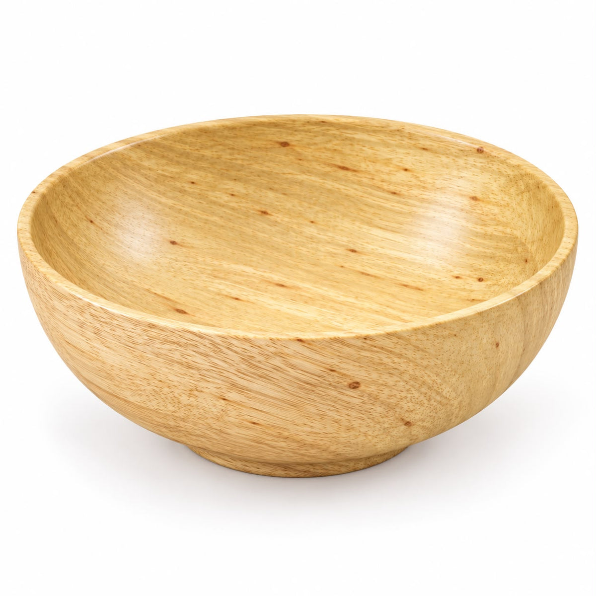 White Limba Korina kiln-dried bowl blank for woodturning with smooth grain and natural light yellow tone.