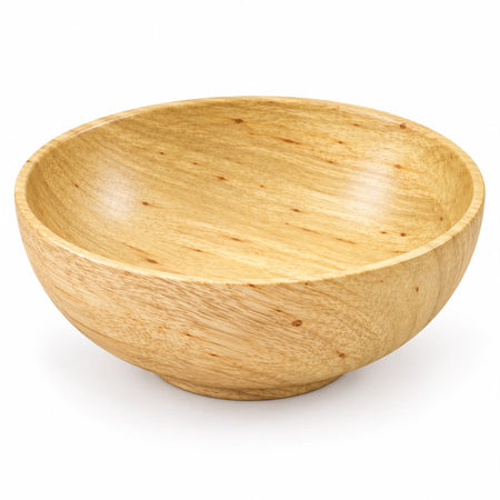 White Limba Korina kiln-dried bowl blank for woodturning with smooth grain and natural light yellow tone.