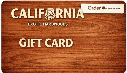 California Exotic Hardwoods Digital Gift Card