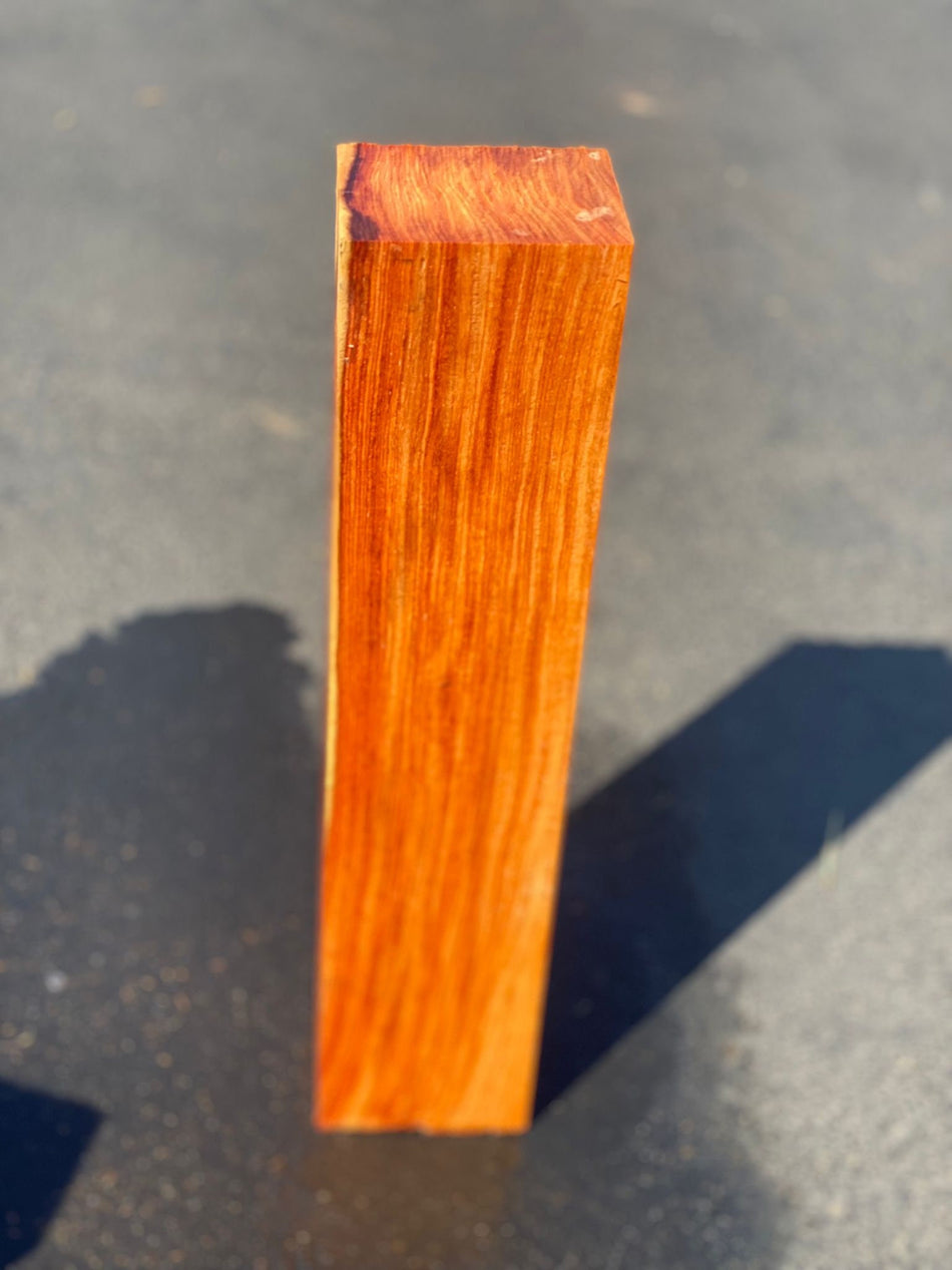 Paquete de 8 piezas de maderas exóticas de California para bolígrafos de 2,5 x 2,5 x 15 cm | #Palma negra #Wengué #Madera de cebra #Pau rosa