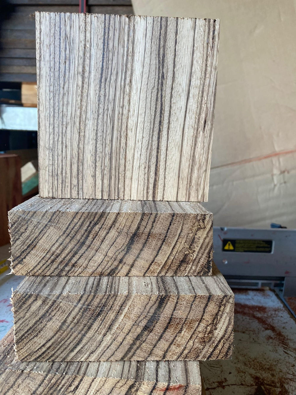 Hermoso combo de cuenco de madera de cebra en blanco 2x7x7 + 2x3x3 + 2x4x4 s