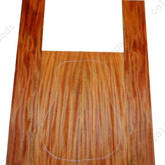 Fondo y aros de caoba Un juego