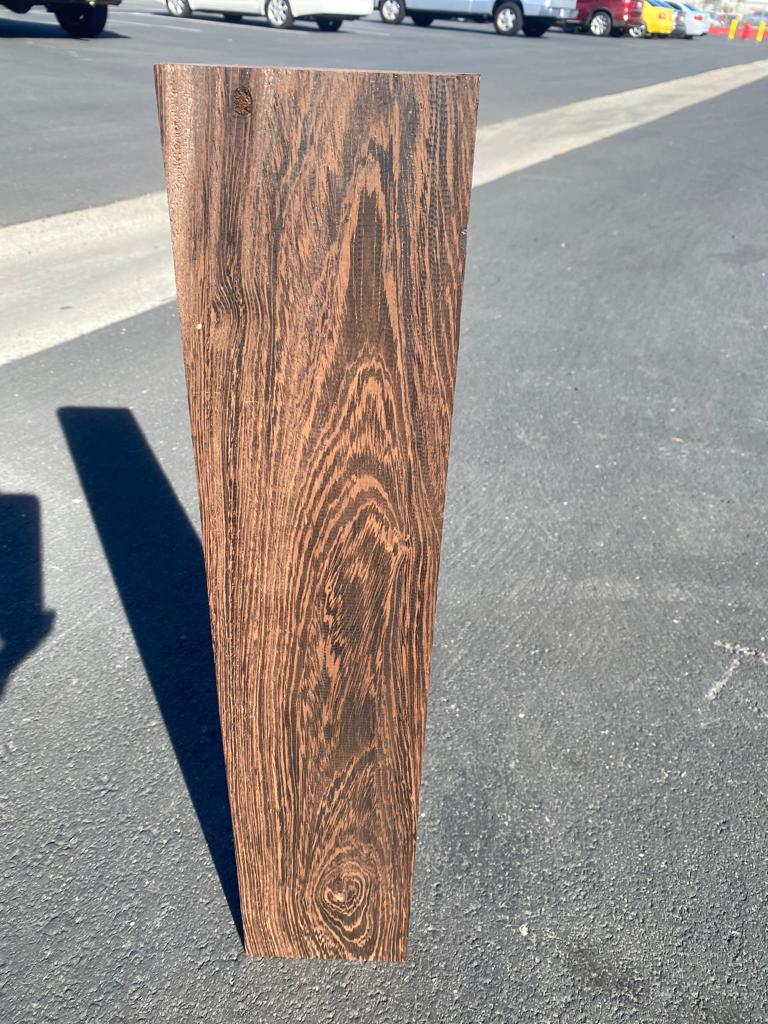 3 Pieces Super saver Offer Padauk | Wenge | Okoume 4/4 Lumber with 5" width, 26" length Exotic wood lumber combo pack with free shipping Dimension: Padauk 26"x5"x4/4"#1| Wenge:  26"x5"x4/4"#1 | Okoume 26"x5"x4/4"#1 ,  Total Pieces:3  Free shipping and quality guarantee Kiln-dried  and ready to use  All images represented in this listing are real | 100 % Satisfaction Assorted Finest quality.